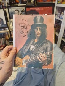 Slash Autograph - Guns N Roses