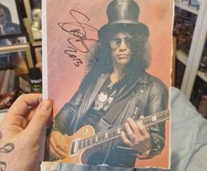 Slash Autograph - Guns N Roses