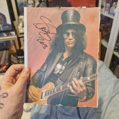Slash Autograph - Guns N Roses
