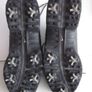 Nike Golf Shoes Black Heritage Cleat Spikes Leather S9.5 Image 3