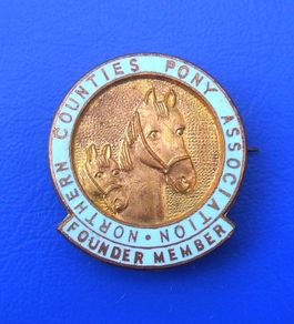 Northern Counties Pony Association (equestrian clubs) - Founder Member membership badge (later 1960's). A scarce badge!