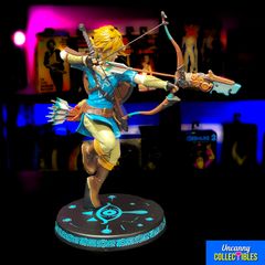 Legend of Zelda Breath of the Wild Link First 4 Figures Statue