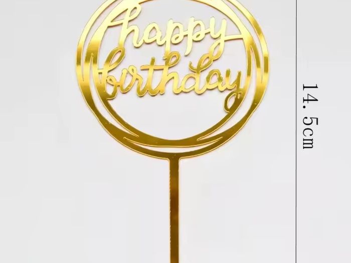 Happy Birthday Cake Toppers