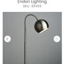 Balin Brushed Chrome Adjustable Table Lamp Endon Lighting Image 2