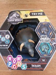BRAND NEW Wow Pods Jurassic World Triceratops Dinosaur