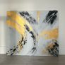 Black and white abstract painting Image 3