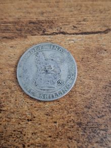 Great Britain UK 1920, One Shilling, George V, Silver Coin - free standard postage
