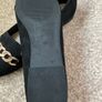 Brand new size 40 black suede shoes with gold chain detail carvela Image 6