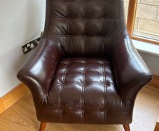 Brown Leather Armchair