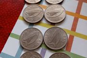 mint 2 shilling coins.   various dates