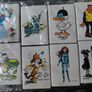 Vintage set of French matchboxes with all matches inside Image 3
