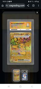 Pikachu EX Ace graded 8