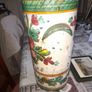 Large Majolica style or Japanese Ceramic Umbrella Stand Image 2