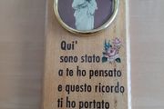 Vintage religious key hook