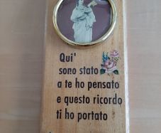 Vintage religious key hook