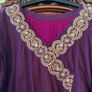 NEW - Stunning Indian Silk Purple Dress/Tunic Image 7