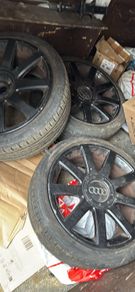audi mk1 tt wheels 9 spoke with caps