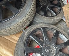 audi mk1 tt wheels 9 spoke with caps