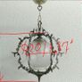 Art Deco Silver Antique Ceiling Light Image 5