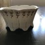 Vintage White Sugar Bowl and Jug Image 3