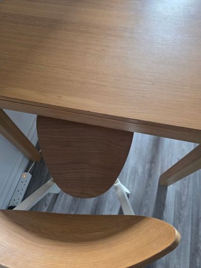 Table without Chair 90cm by 90cm