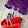 2 Plastic Shopping Baskets Image 2