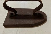 Antique French FM cast iron flat iron