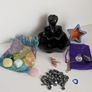 Pendulums, Crystals, energy Reiki related stones, mini budda Image 5