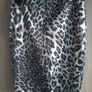 Animal print skirt size s-m satin look new with tags Image 3