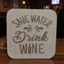 The Celtic Essence  Wine Drinking Laser Engraved Coaster set Image 5