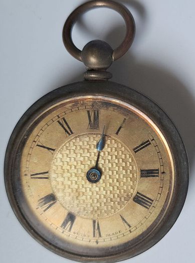 Swiss Fob Watch with cylinder movement  - 1900c