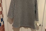 Bicalla white/grey jumper (L) Like New