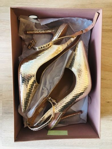 Carvela Gold High Heel shoes