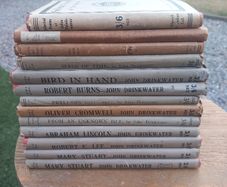 13 hardbacks by John Drinkwater, poetry, 1920s, D18 post 8e