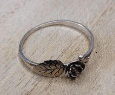 Vintage 925 Sterling Silver Minimalist Round Statement Ring