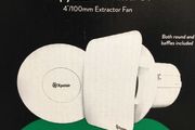 SImply Silent Bathroom Fan 4" with Humidistat