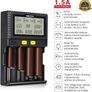 MiBOXER Universal Smart 4-Bay Charger For Li-ion LiFePO4 Ni-MH Ni-Cd Image 2