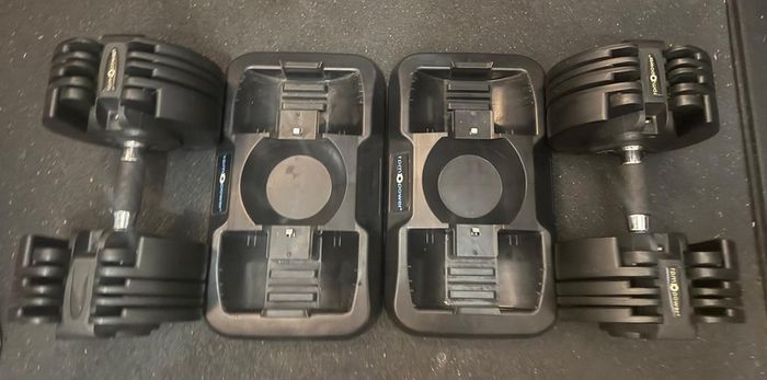 2 x 20KG Adjustable Dumbbells