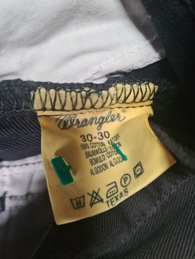 Mens Wrangler texas jeans black denim Size W 30 L 30 A1