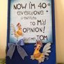 "Now I'm 40" Personalised Signs Image 3