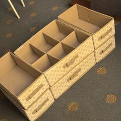 IKEA organisers storage boxes set of 6