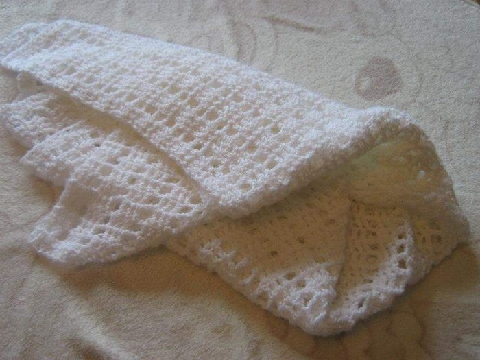 Handmade christening blankets
