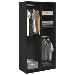 Wardrobe Black 100x50x200 cm