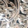 925 sterling silver interlocking multi-ring bracelet 22 grams Image 4