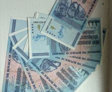 Zimbabwe dollars bank notes UNC souvenir 5 pcs