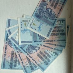Zimbabwe dollars bank notes UNC souvenir 5 pcs