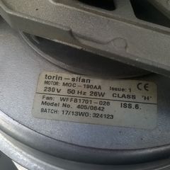 Gas boiler fan