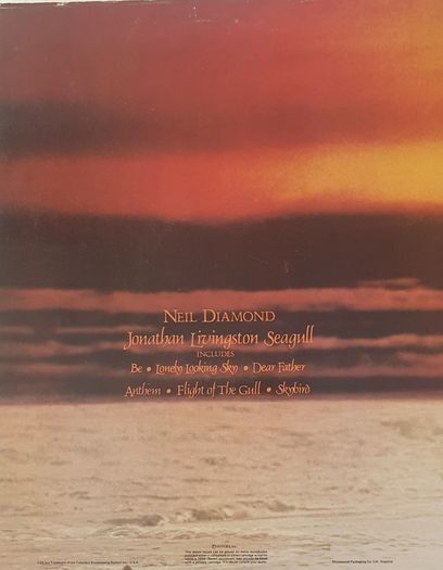 Jonathan Livingston Seagull - Neil Diamond 1973 Vinyl