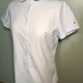 Tommy Hilfiger Ladies UK8 Fitted Short Sleeve Shirt Image 2