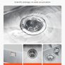 Stainless Steel Undermount Sinks Drop-In Single Bowl Farmhouse Basin with Accessories 50cm Image 5